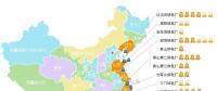 中國大陸運營和在建核電分布圖、大數據（截至20180224）