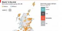 英國(guó)風(fēng)電地圖：近7000臺(tái)風(fēng)機(jī)、總裝機(jī)容量14<font color=
