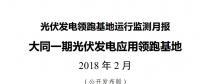 大同一期光伏發(fā)電領(lǐng)跑基地運(yùn)行監(jiān)測(cè)月報(bào)發(fā)布 各大企業(yè)表現(xiàn)如何？