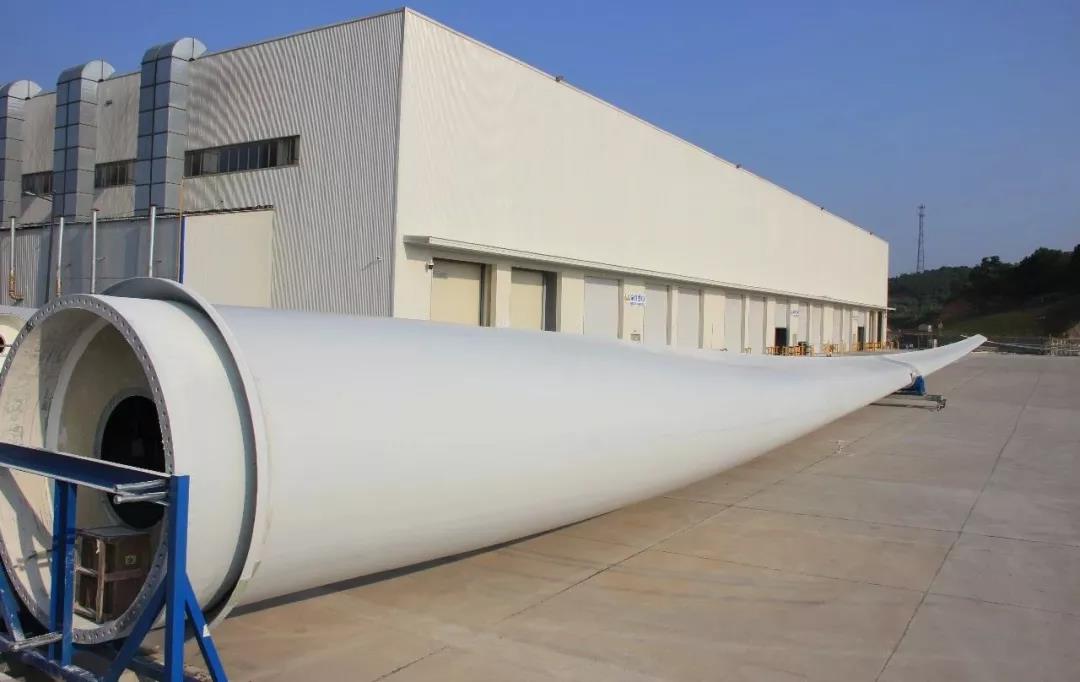 72米長、LCOE最低！國內首款海陸兩用風電葉片成功下線