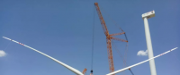 陸上風(fēng)電重器：三一重能第一臺(tái)3.4MW風(fēng)電機(jī)組順利完成吊裝！
