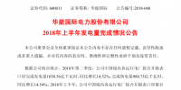 華能國際上半年經(jīng)營成績單出爐：完成<font color=