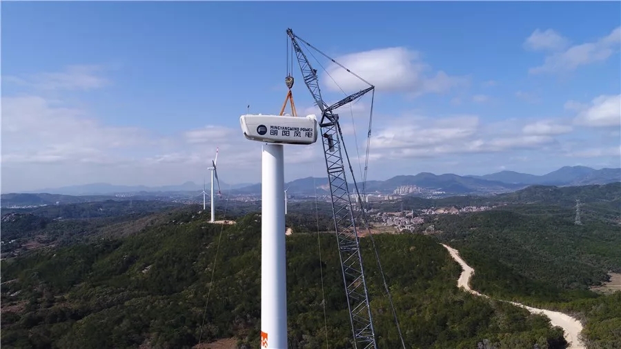 惠安尖峰風電項目首批風機并網發(fā)電