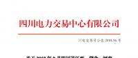 四川2018年9月四川送江西、湖北、河南月內(nèi)省間外送交易結(jié)果