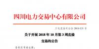 四川2018年10月第3周直接交易:電量總需求1.4億千瓦時(shí)