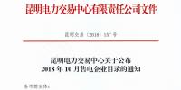 云南2018年10月售電企業(yè)目錄:56家售電公司已履行信用保證