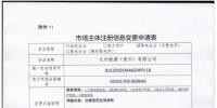 貴州公示九州能源(貴州)有限公司等3家市場主體注冊信息變更申請