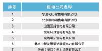 北京新增9家售電公司 1家注冊(cè)暫不生效!