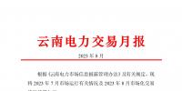云南電力交易月報(bào)(2023年8月)